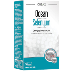 Orzax Ocean Selenyum 200 Mcg 60 Tablet Selenyum Takviyesi - Orzax