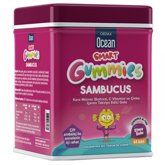 Orzax Ocean Smart Gummies Sambucus 64 Adet - 1