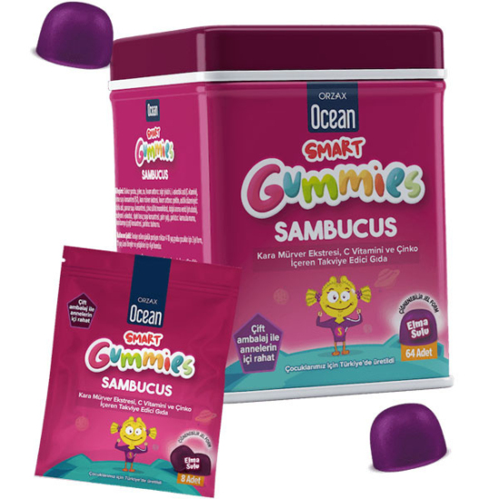Orzax Ocean Smart Gummies Sambucus 64 Adet - 2