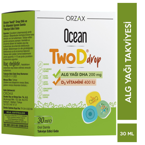 Orzax Ocean Twod Drop Damla 30 ML - 1