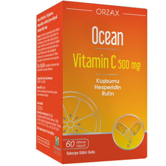 Orzax Ocean Vitamin C 500 mg 60 Kapsül - 1
