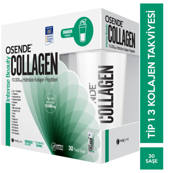 Osende Intense Beauty Collagen 30 Saşe + Shaker Hediyeli - 1