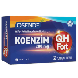 Osende Koenzim QH Fort 30 Yumuşak Kapsül - Tab İlaç