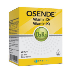 Osende Vitamin D3K2 Damla 20 ml - Tab İlaç
