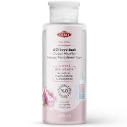 Otacı Gül Kürü Gül Suyu Bazlı Makyaj Temizleme Suyu 400 ml - Otacı