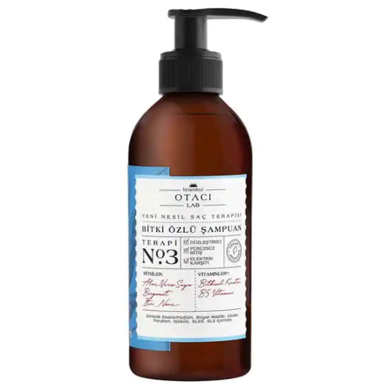 Otacı Lab Yeni Nesil Saç Terapisi Bitki Özlü Şampuan No3 250 ml - 1