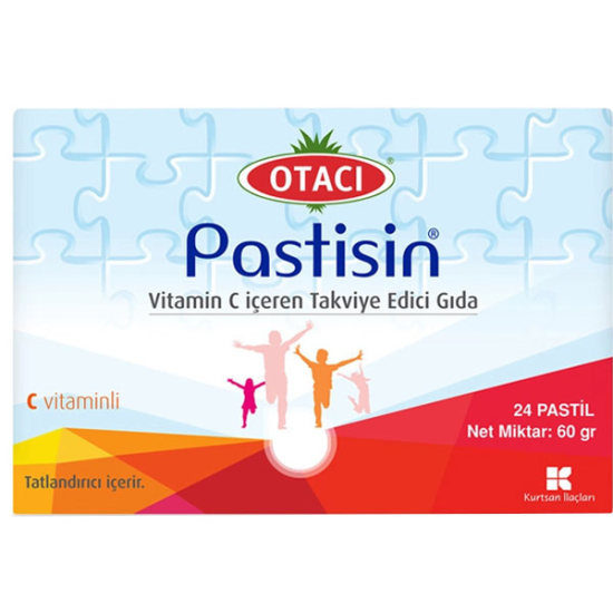 Otacı Pastisin C Vitaminli Bitkisel Çocuk Pastili 24 Adet - 1