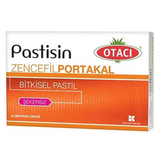 Otacı Pastisin Zencefil Portakal Bitkisel Pastil 24 Adet - 1