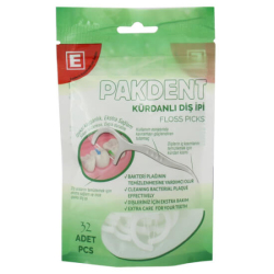 Pakdent Kürdanlı Diş İpi 32 li - Pakdent