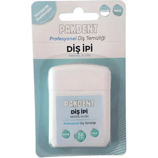 Pakdent Naneli Profesyonel Arayüz Diş İpi 50 M - 1