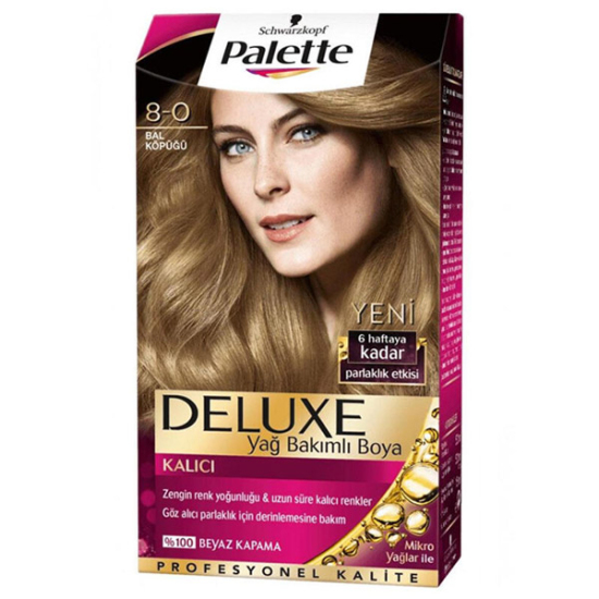 Palette Deluxe 8.0 Bal Köpüğü Saç Boyası - 1