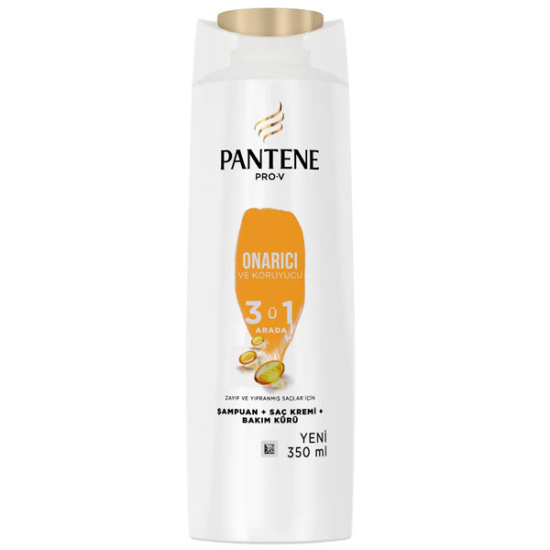 Pantene Pro V Onarıcı ve Koruyucu 3 ü 1 Arada Şampuan 350 ml - 1