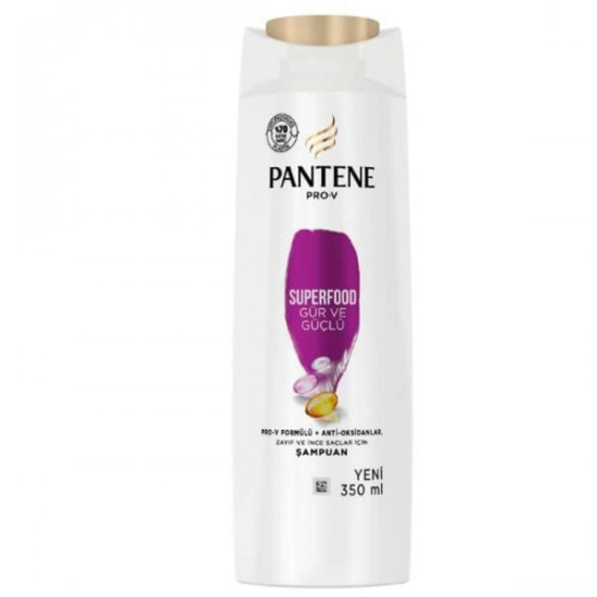 Pantene Pro V Şampuan Superfood Gür ve Güçlü 350 ml - 1