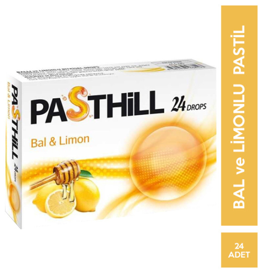 Pasthill Bal ve Limon Pastil Drops 24 Adet - 1