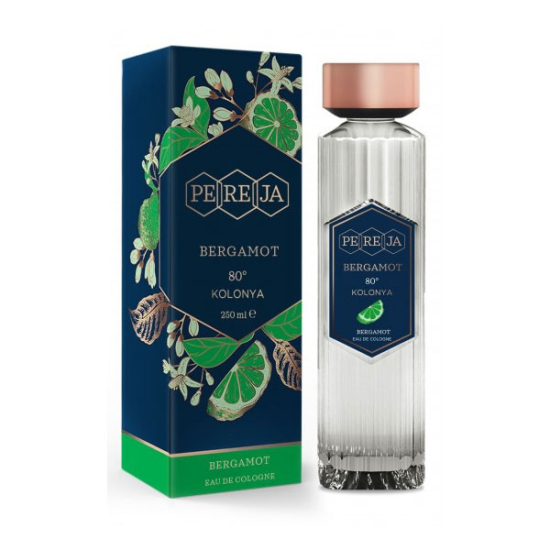 Pereja Cam Şişe Bergamot Kolonya 250 ml - 1