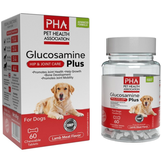 PHA Glucosamine Plus For Dog 60 Tablet - 1