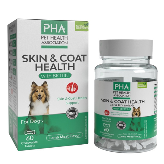 PHA Skin Coat with Biotin For Cat Dog 60 Tablet - 1