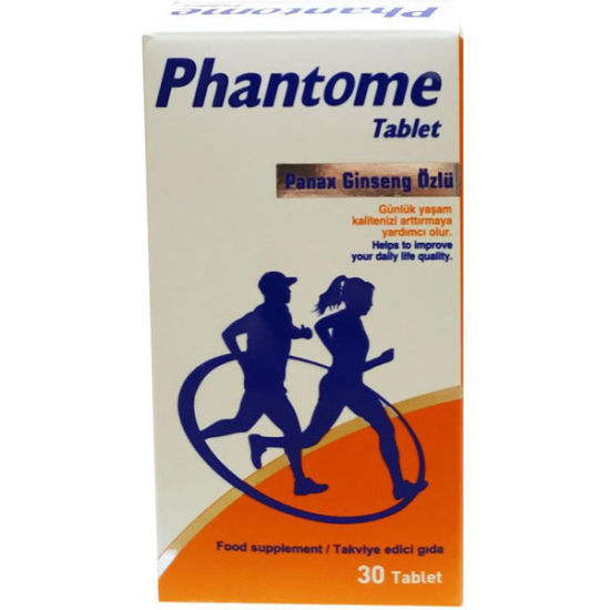 Phantome Panax Ginseng Özlü 30 Tablet - 1