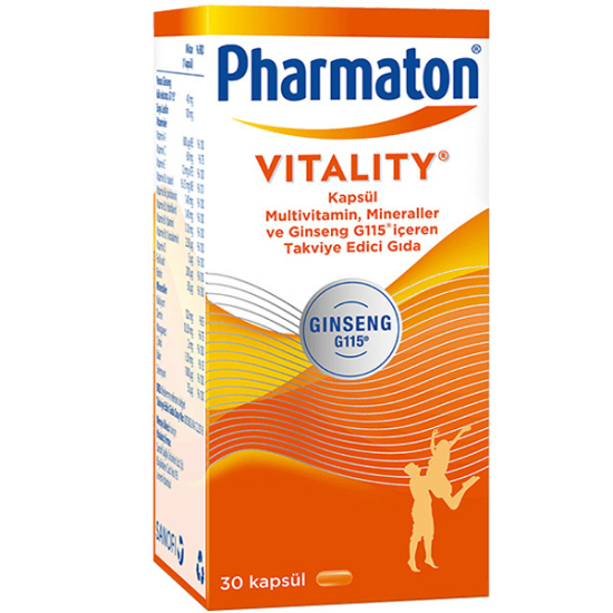 Pharmaton Vitality 30 Kapsül Multivitamin - 1