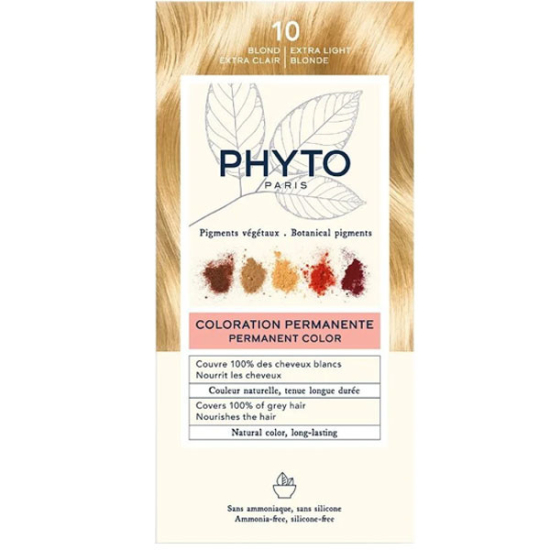 Phyto Phytocolor Bitkisel Saç Boyası 10 Çok Açık Sarı - 1