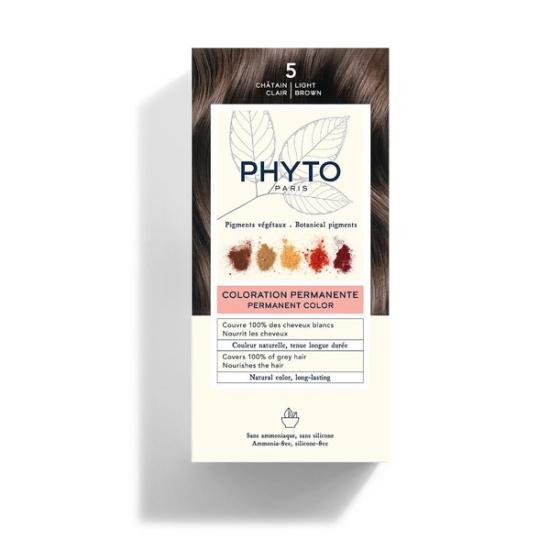 Phyto Phytocolor Bitkisel Saç Boyası 5 Açık Kestane - 1