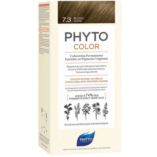 Phyto Phytocolor Bitkisel Saç Boyası 7.3 Kumral Dore - 1