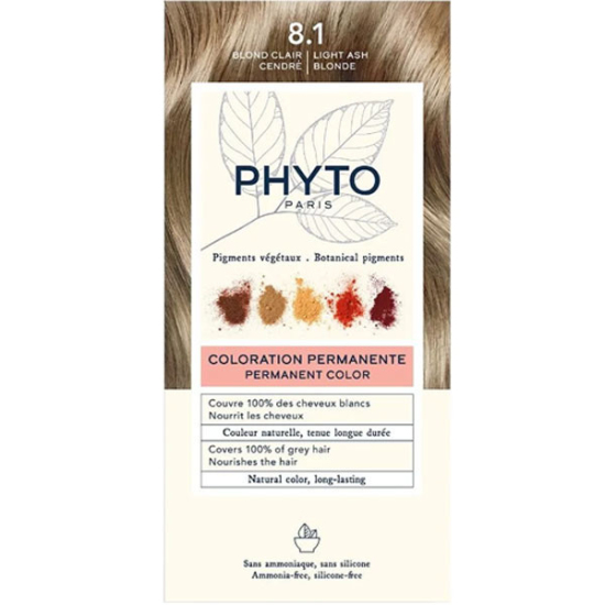 Phyto Phytocolor Bitkisel Saç Boyası 8.1 Küllü Sarı - 1