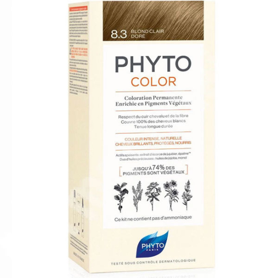 Phyto Phytocolor Bitkisel Saç Boyası 8.3 Sarı Dore - 1