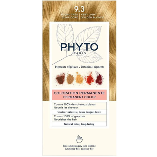 Phyto Phytocolor Bitkisel Saç Boyası 9.3 Açık Sarı Dore - 1