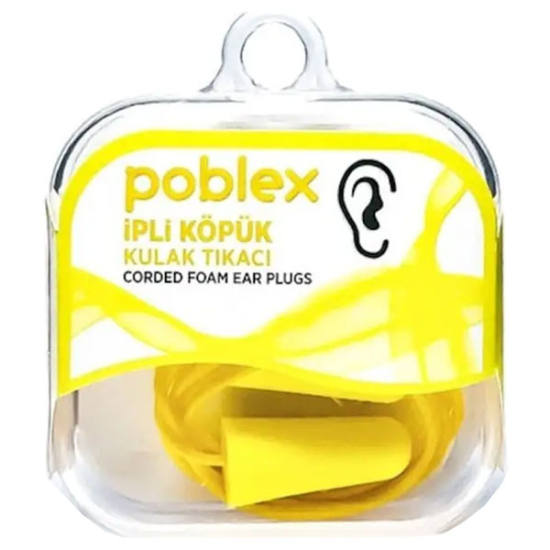 Poblex İpli Köpük Kulak Tıkacı - 1