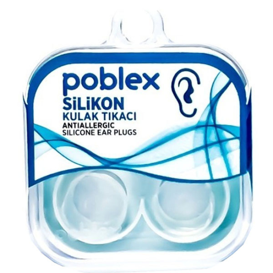Poblex Silikon 2'li Kulak Tıkacı - 1