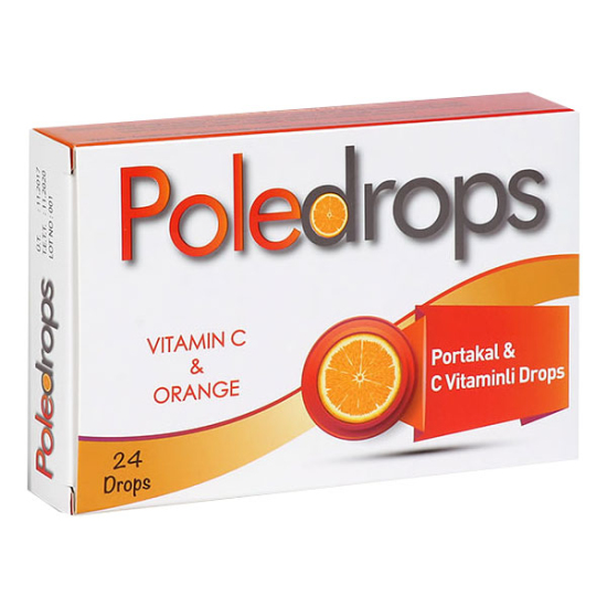 Poledrops Portakal C Vitamini 24 Pastil - 1