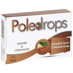 Poledrops Zencefil ve Tarçın Pastil 24 Adet - Poledrops