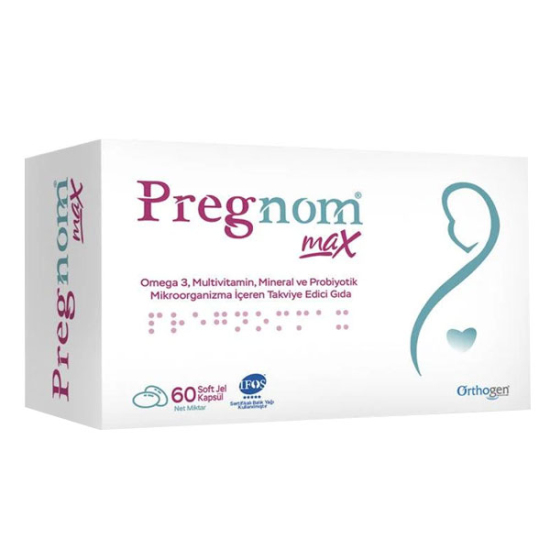 Pregnom Max 60 Soft Jel Kapsül - 1