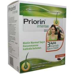 Priorin Intense Avantajlı Paket 120 + 60 Kapsül - Bayer