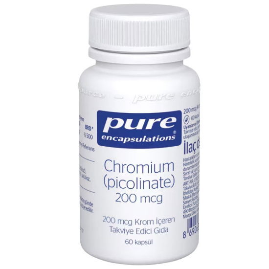 Pure Encapsulations Chromium Picolinate 200 Mcg 60 Kapsül - 1