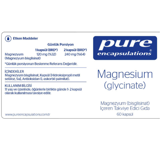 Pure Encapsulations Magnesium Glycinate 60 Kapsül - 2