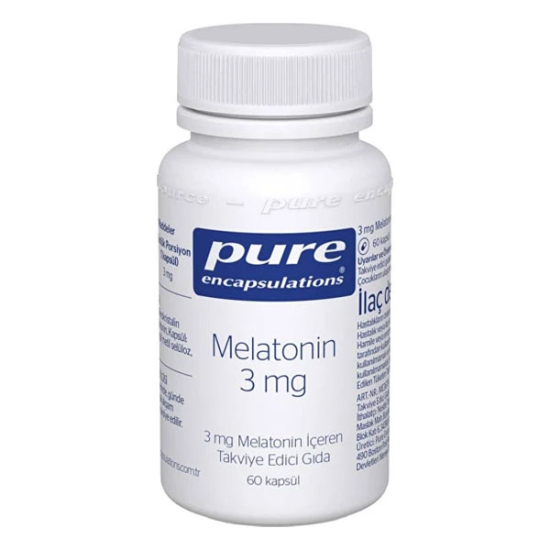 Pure Encapsulations Melatonin 3 mg 60 Kapsül - 1