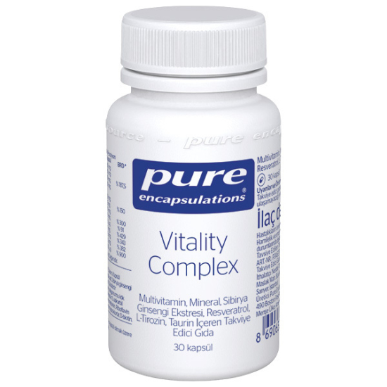 Pure Encapsulations Vitality Complex 30 Kapsül - 1