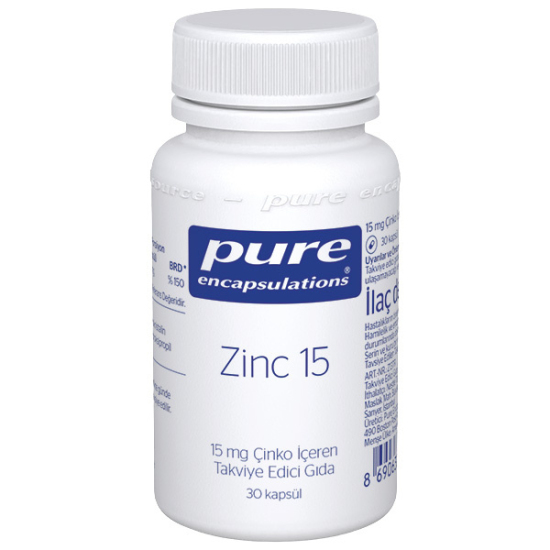 Pure Encapsulations Zinc 15 mg 30 Kapsül - 1