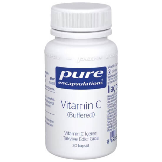 Pure Encapsulations Vitamin C Buffered 30 Kapsül - 1