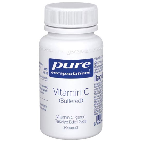 Pure Encapsulations Vitamin C Buffered 60 Kapsül - 1