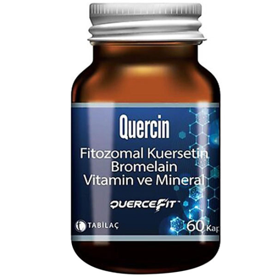 Quercin Kuersetin Fosfolipitler Bromelain Vitamin ve Mineral 30 Kapsül - 1