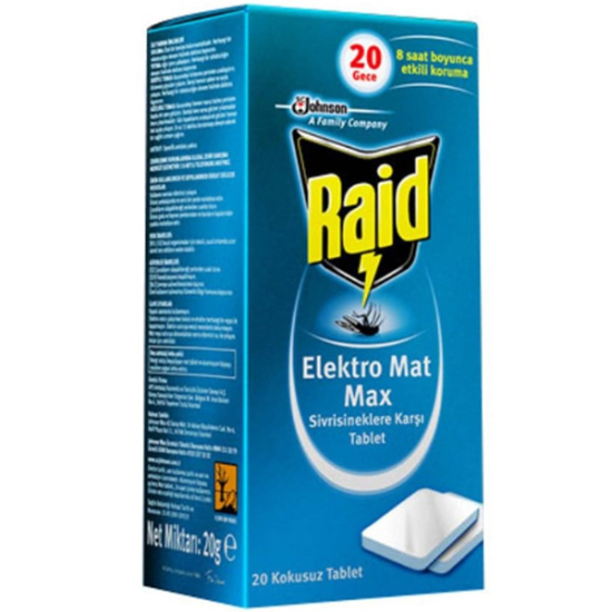 Raid Elektro Mat 20 li Tablet - 1