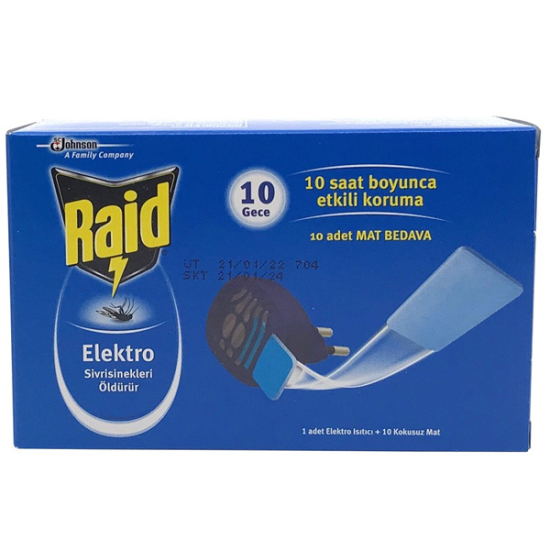 Raid Elektromat Isıtıcı + 10 Mat Bedava - 1