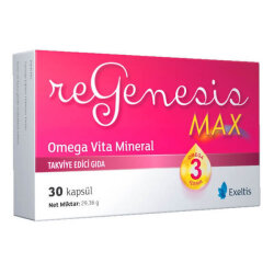 Regenesis Max 30 Kapsül Balık Yağı Takviyesi - Exeltis