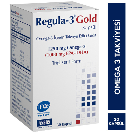 Regula 3 Gold 30 Kapsül Omega 3 Takviyesi - 1