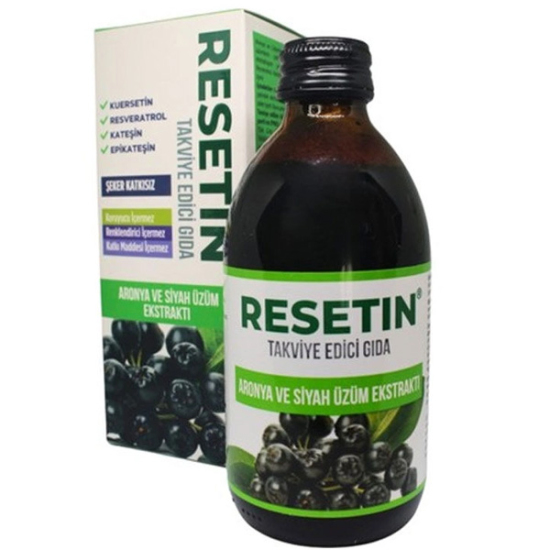 Resetin Aronya ve Siyah Üzüm Ekstraktı 250 ml - 1