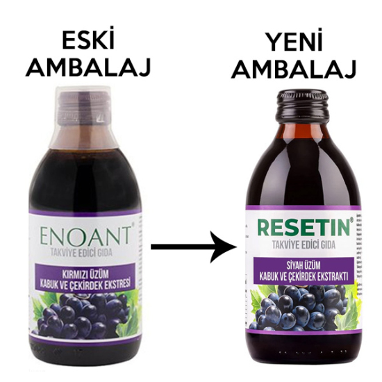 Resetin Şurup Siyah Üzüm Ekstraktı 250 ML - 2