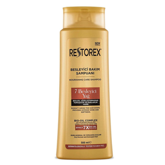 Restorex 7 Besleyici Yağ İçerikli Şampuan 500 ML - 1